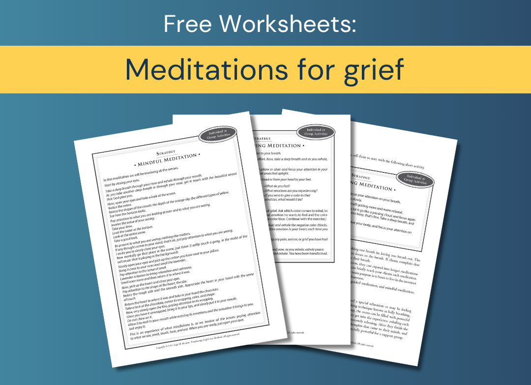 Clinician Meditations For Grief